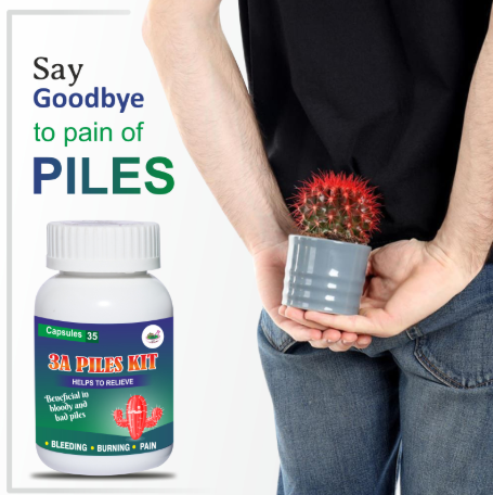Get relief from piles burning itching bleeding in 5-6 days (1month Course )+ Ointment Free